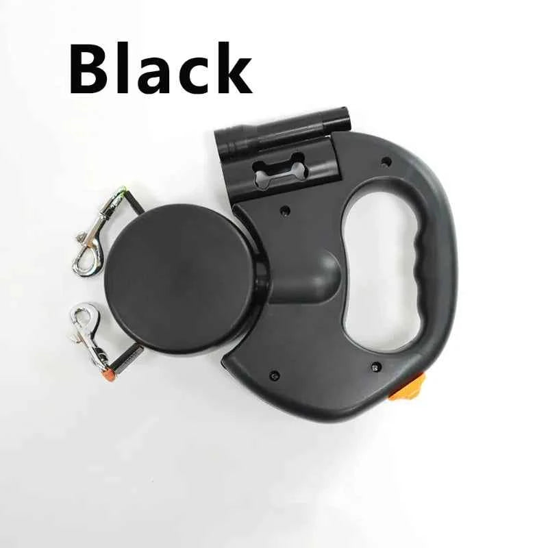 Retractable Dual Pet Leash with LED™